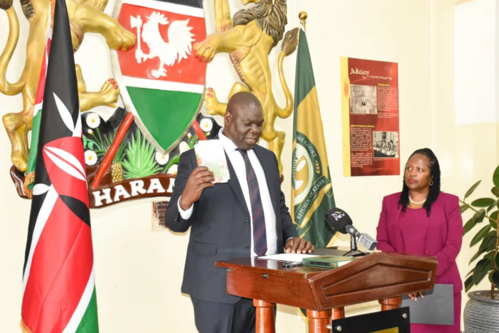 Dr Duncan Ojwang Sworn In As New IPOA Chairperson