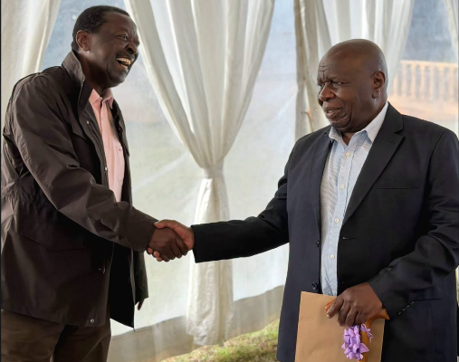 Mudavadi Celebrates Driver Gideon Kisangi After 40 Years Of Service