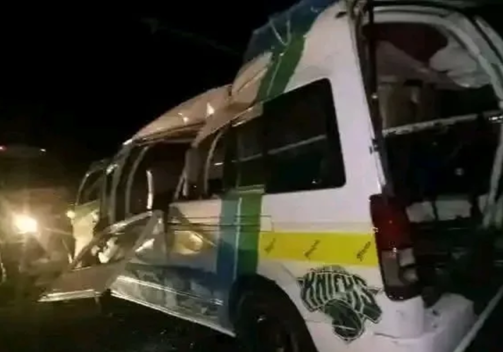 At Least 5 People Killed In Matatu-Lorry Collision Along Nairobi-Mombasa Highway