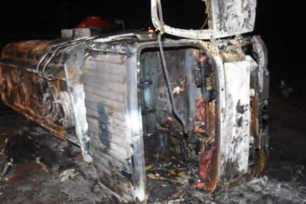 At Least Two Killed, 10 Evacuated After Petrol Tanker Fire Along Eldoret-Bungoma Highway