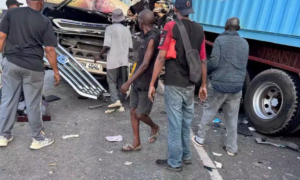 Two Killed, six Injured In Early Morning Crash Along Mombasa-Nairobi Highway